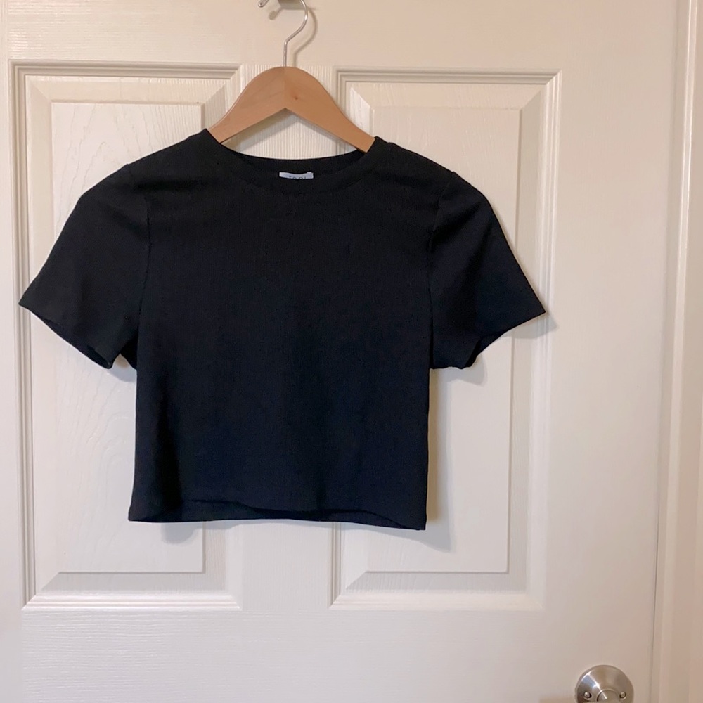TOBI Black Neomi Ribbed Top ✨